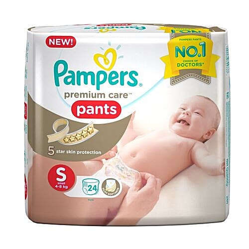 Buy Pampers Premium Care Pants Diapers Small Size 50 Pcs